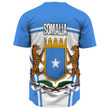 Africa Zone Clothing - Somalia Active Flag Baseball Jersey A35