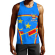 Africa Zone Clothing - Democratic Republic of the Congo Active Flag Men Tank Top A35