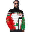 Africa Zone Clothing - Sahrawi Arab Active Flag Padded Jacket A35