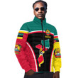 Africa Zone Clothing - Mozambique Active Flag Padded Jacket A35