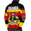 Africa Zone Clothing - Uganda Active Flag Padded Jacket A35