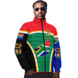 Africa Zone Clothing - South Africa Active Flag Padded Jacket A35