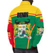 Africa Zone Clothing - Benin Active Flag Padded Jacket A35