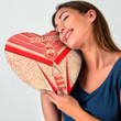 Africa Zone Heart Shaped Pillow - Delta Sigma Theta Sporty Style Heart Shaped Pillow A35