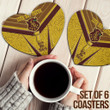 Africa Zone Coasters (Sets of 6) - Iota Phi Theta Sporty Style Coasters A35