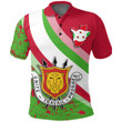 Africa Zone Clothing - Burundi Special Flag Polo Shirt A35