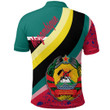 Africa Zone Clothing - Mozambique Special Flag Polo Shirt A35