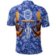 Africa Zone Clothing - Zeta Phi Beta Style Painting and Pattern Africa Polo Shirts A35 | Africa Zone