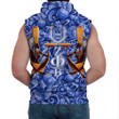 Africa Zone Clothing - Zeta Phi Beta Style Painting and Pattern Africa Sleeveless Hoodie A35 | Africa Zone