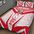 Africa Zone Quilt Bed Set - KAP Fraternity Style Quilt Bed Set A35