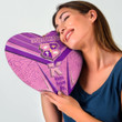 Africa Zone Heart Shaped Pillow - KEY Fraternity Sporty Style Heart Shaped Pillow A35
