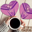 Africa Zone Coasters (Sets of 6) - KEY Fraternity Sporty Style Coasters A35