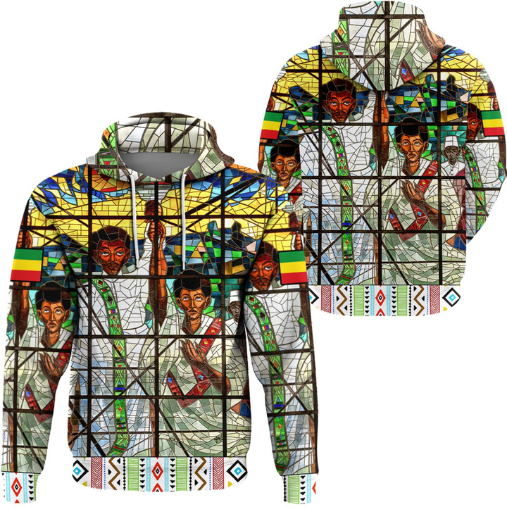 Africazone Clothing - Ethiopian Orthodox Flag Hoodie A7 | Africazone