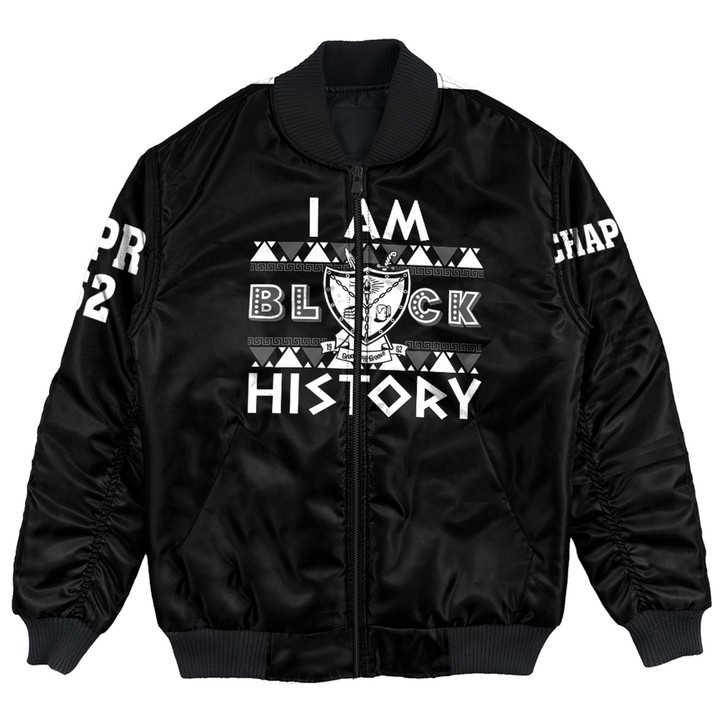 Africazone Clothing - Groove Phi Groove Black History Bomber Jackets A7 | Africazone