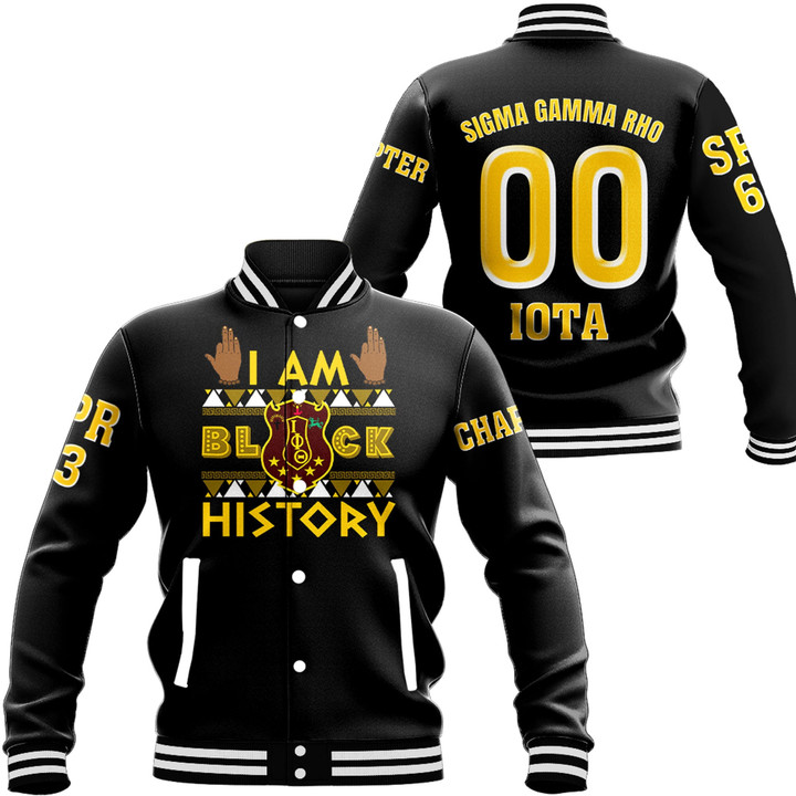 Africazone Clothing - Iota Phi Theta Black History Baseball Jackets A7 | Africazone