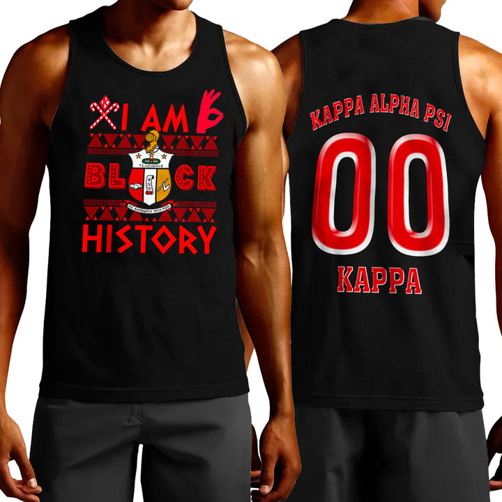 Africazone Clothing - Kappa Alpha Psi Black History Tank Top A7 | Africazone
