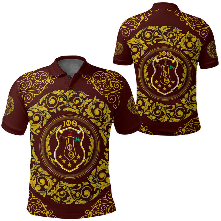 Africa Zone Clothing - Iota Phi Theta Fraternity Polo Shirts A35 | Africa Zone