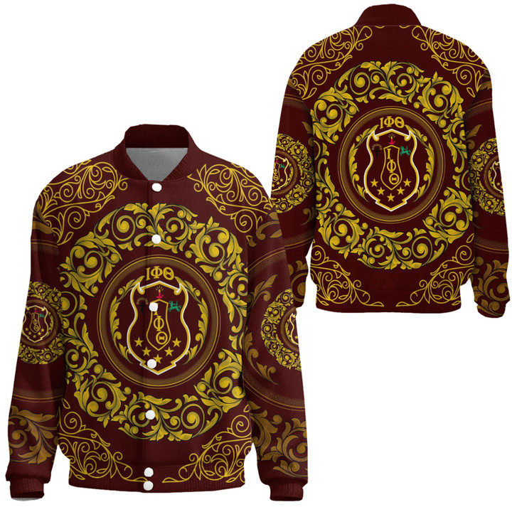 Africa Zone Clothing - Iota Phi Theta Fraternity Thicken Stand-Collar Jacket A35 | Africa Zone