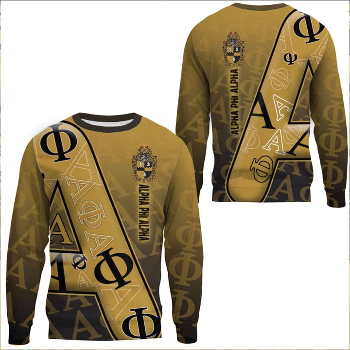 Africa Zone Clothing - Alpha Phi Alpha Letters Pattern Sweatshirts A35 | Africa Zone