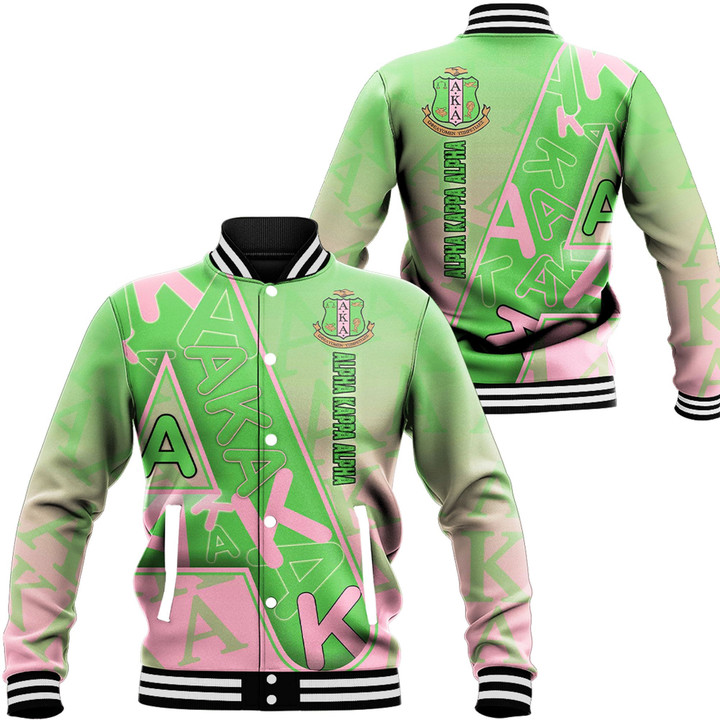 Africa Zone Clothing - AKA Letters Pattern Baseball Jackets A35 | Africa Zone