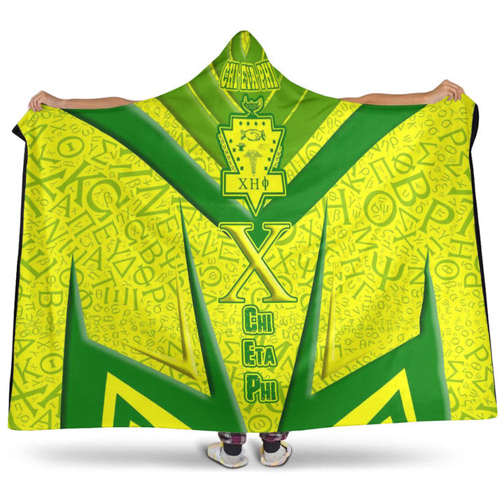 Africa Zone Hooded Blanket - Chi Eta Phi Sporty Style Hooded Blanket | africazone.store
