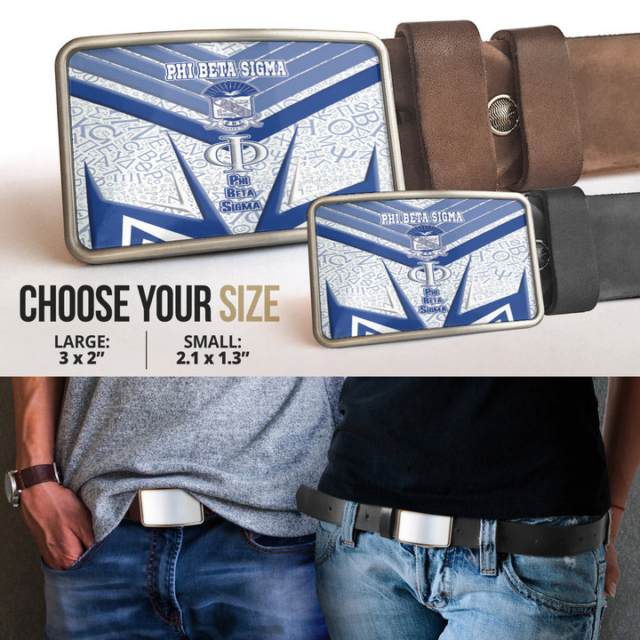 Africa Zone Belt Bucker - Phi Beta Sigma Sporty Style Belt Bucker | africazone.store
