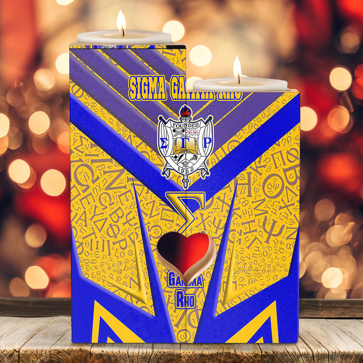 Africa Zone Candle Holder - Sigma Gamma Rho Sporty Style Candle Holder | africazone.store

