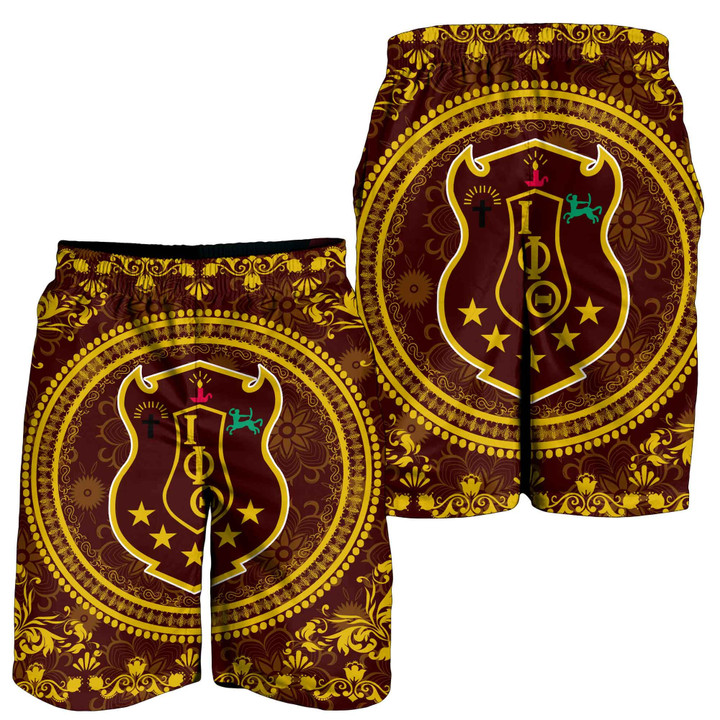 Africa Zone Clothing - Iota Phi Theta Floral Pattern Men Short A35