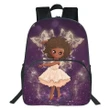 Afro Black Princess Angel Backpack