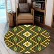 Africa Zone Carpet - Noble Akokobaatan Kente Round Carpet J5