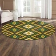 Africa Zone Carpet - Noble Akokobaatan Kente Round Carpet J5