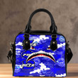 Africazone Shoulder Handbag - Zeta Phi Beta Full Camo Shark Shoulder Handbag | Africazone
