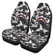 Africazone Car Seat Covers - Groove Phi Groove Full Camo Shark Car Seat Covers A7
