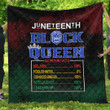Africa Zone Quilt - Zeta Phi Beta Nutrition Facts Juneteenth  Special Quilt A31