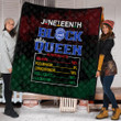 Africa Zone Quilt - Zeta Phi Beta Nutrition Facts Juneteenth  Special Quilt A31