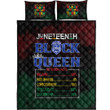 Africa Zone Quilt Bed Set - Zeta Phi Beta Nutrition Facts Juneteenth  Special Quilt Bed Set A31