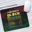 Africa Zone Mouse Pad - Chi Eta Phi Nutrition Facts Juneteenth Mouse Pad A31