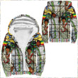 Africazone Clothing - Ethiopian Orthodox Flag Sherpa Hoodies A7 | Africazone