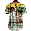 Africazone Clothing - Ethiopian Orthodox Flag Short Sleeve Shirt A7 | Africazone