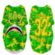 Africazone Clothing - Chi Eta Phi Full Camo Shark Batwing Pocket Dress A7 | Africazone