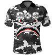 Africazone Clothing - Groove Phi Groove Full Camo Shark Polo Shirts A7 | Africazone