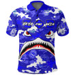 Africazone Clothing - Zeta Phi Beta Full Camo Shark Polo Shirts A7 | Africazone