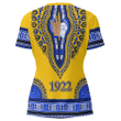 Africa Zone Clothing - Sigma Gamma Rho Dashiki V-neck T-shirt A31