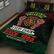 Africa Zone Quilt Bed Set - Iota Phi Theta Juneteenth Quilt Bed Set A31