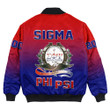 Sigma Phi Psi Gradient Bomber Jackets A31 | Africazone.store
