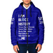Zeta Phi Beta Black History Hooded Padded Jacket A31 | Africazone.store