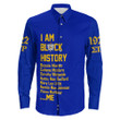 Sigma Gamma Rho Black History Long Sleeve Button Shirt A31 | Africazone.store