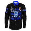Africazone Clothing - Zeta Phi Beta Black History Long Sleeve Button Shirt A7 | Africazone
