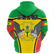 Africa Zone Clothing - Sao Tome and Principe Active Flag Hoodie A35