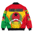 Africa Zone Clothing - Guinea Bissau Active Flag Bomber Jacket A35